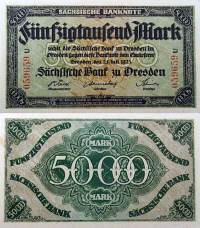 *50 000 Mariek Sasko (Nemecko) 1923, SAX16 VF - Kliknutím na obrázok zatvorte -